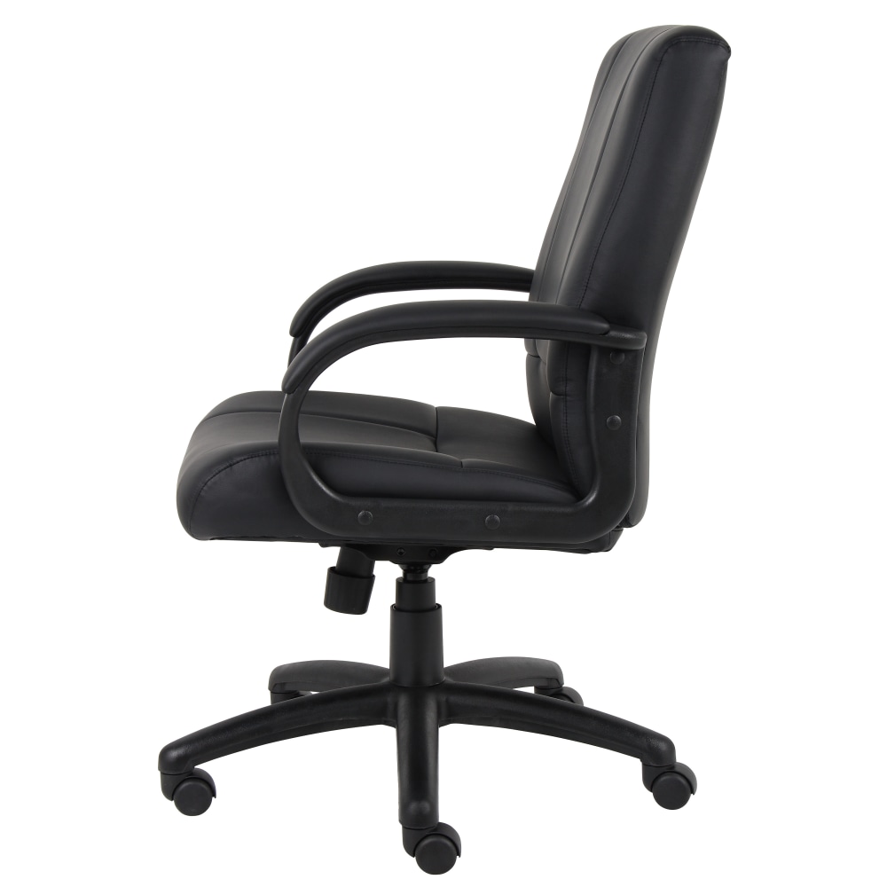 Boss Office Products Ergonomic Caressoftplus Vinyl MidBack Executive Chair Black PopularChairscom Boss Office Products Ergonomic Caressoftplus Vinyl Mid Back Executive Chair Black PopularChairscom