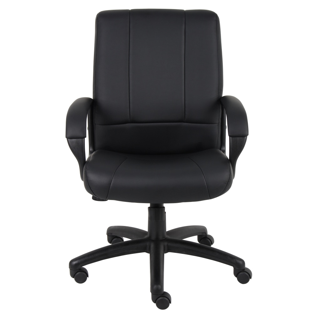 Boss Office Products Ergonomic Caressoftplus Vinyl MidBack Executive Chair Black PopularChairscom Boss Office Products Ergonomic Caressoftplus Vinyl Mid Back Executive Chair Black PopularChairscom