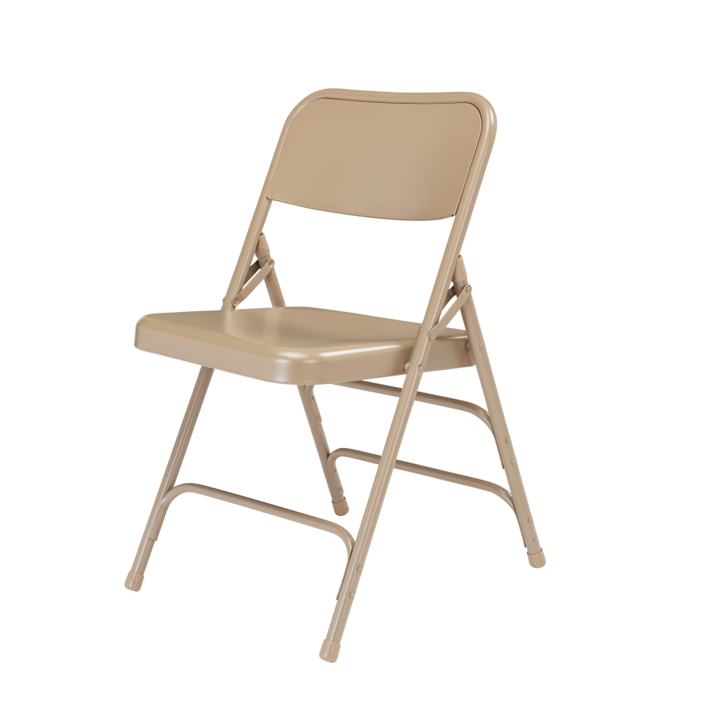 National Public Seating Steel Triple Brace Folding Chairs Beige Pack Of 4 PopularChairscom National Public Seating Steel Triple Brace Folding Chairs Beige Pack Of 4 PopularChairscom