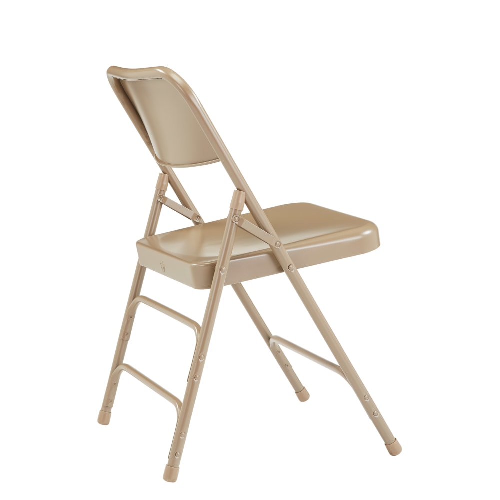 National Public Seating Steel Triple Brace Folding Chairs Beige Pack Of 4 PopularChairscom National Public Seating Steel Triple Brace Folding Chairs Beige Pack Of 4 PopularChairscom