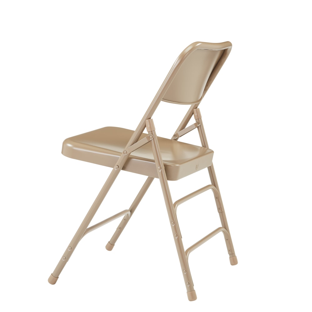 National Public Seating Steel Triple Brace Folding Chairs Beige Pack Of 4 PopularChairscom National Public Seating Steel Triple Brace Folding Chairs Beige Pack Of 4 PopularChairscom