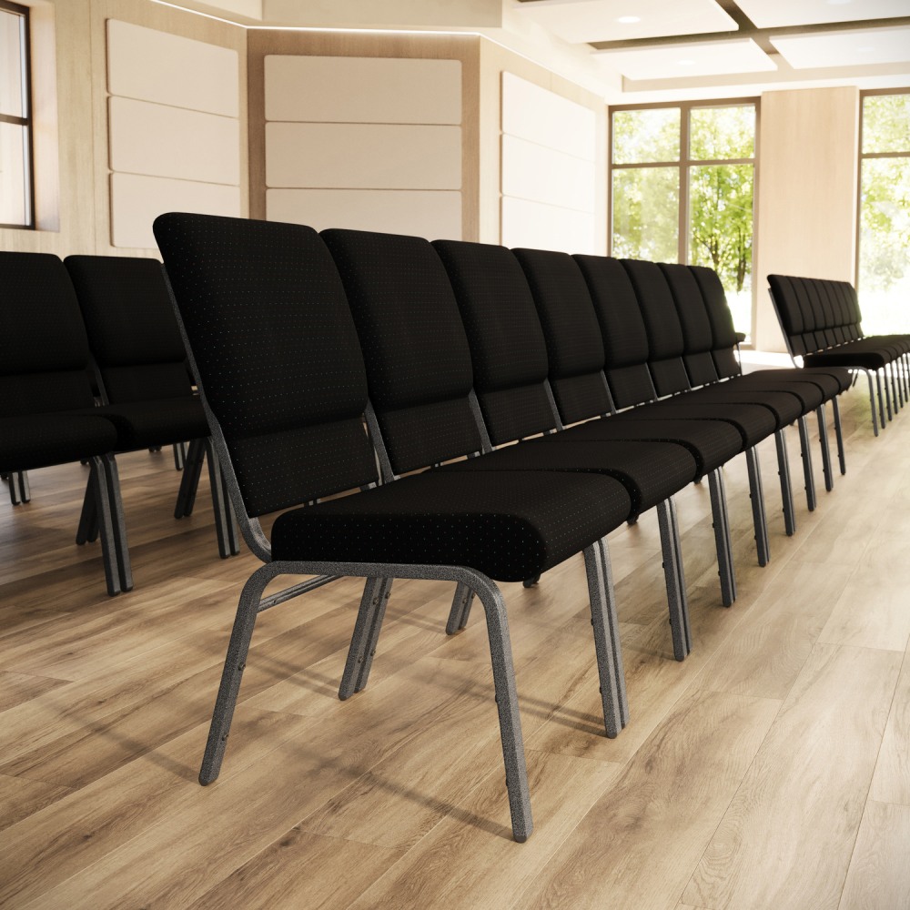 Flash Furniture HERCULES Series Stackable Church Chair BlackSilvervein PopularChairscom Flash Furniture HERCULES Series Stackable Church Chair BlackSilvervein PopularChairscom