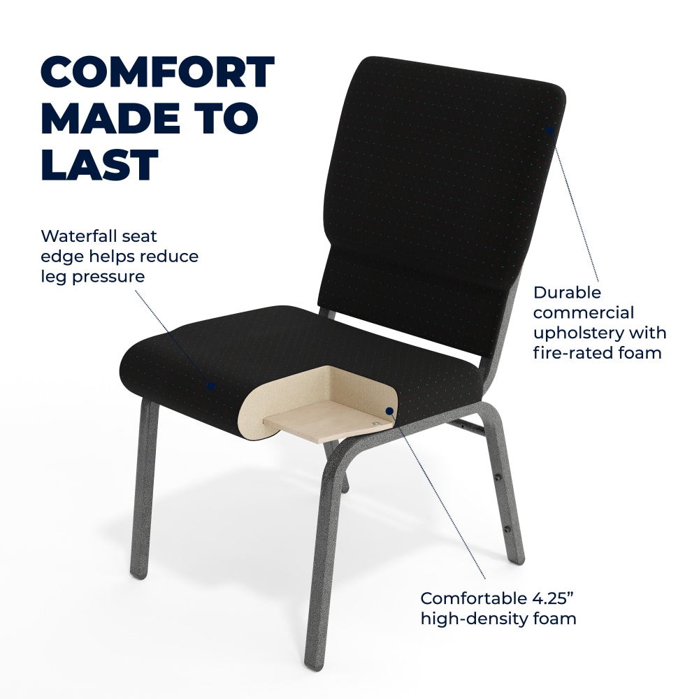 Flash Furniture HERCULES Series Stackable Church Chair BlackSilvervein PopularChairscom Flash Furniture HERCULES Series Stackable Church Chair BlackSilvervein PopularChairscom