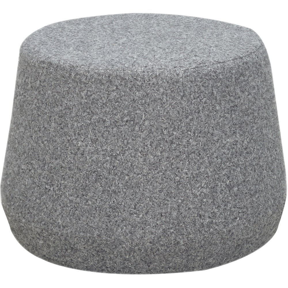 Lifestyle Solutions Brant Fabric Ottoman 17inH x 24inW x 24inD Gray PopularChairscom Lifestyle Solutions Brant Fabric Ottoman 17inH x 24inW x 24inD Gray PopularChairscom