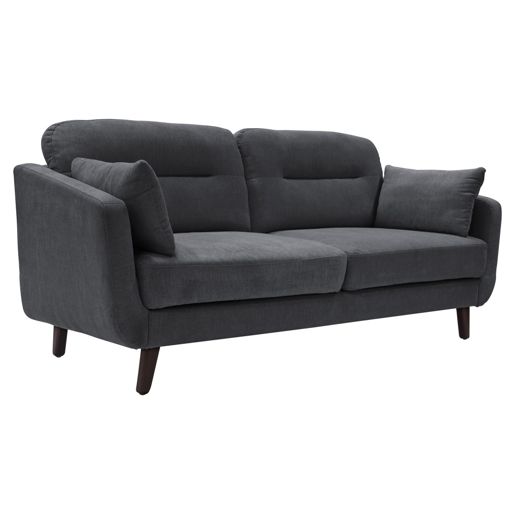 Serta Sierra Collection Sofa Slate GrayChestnut PopularChairscom   