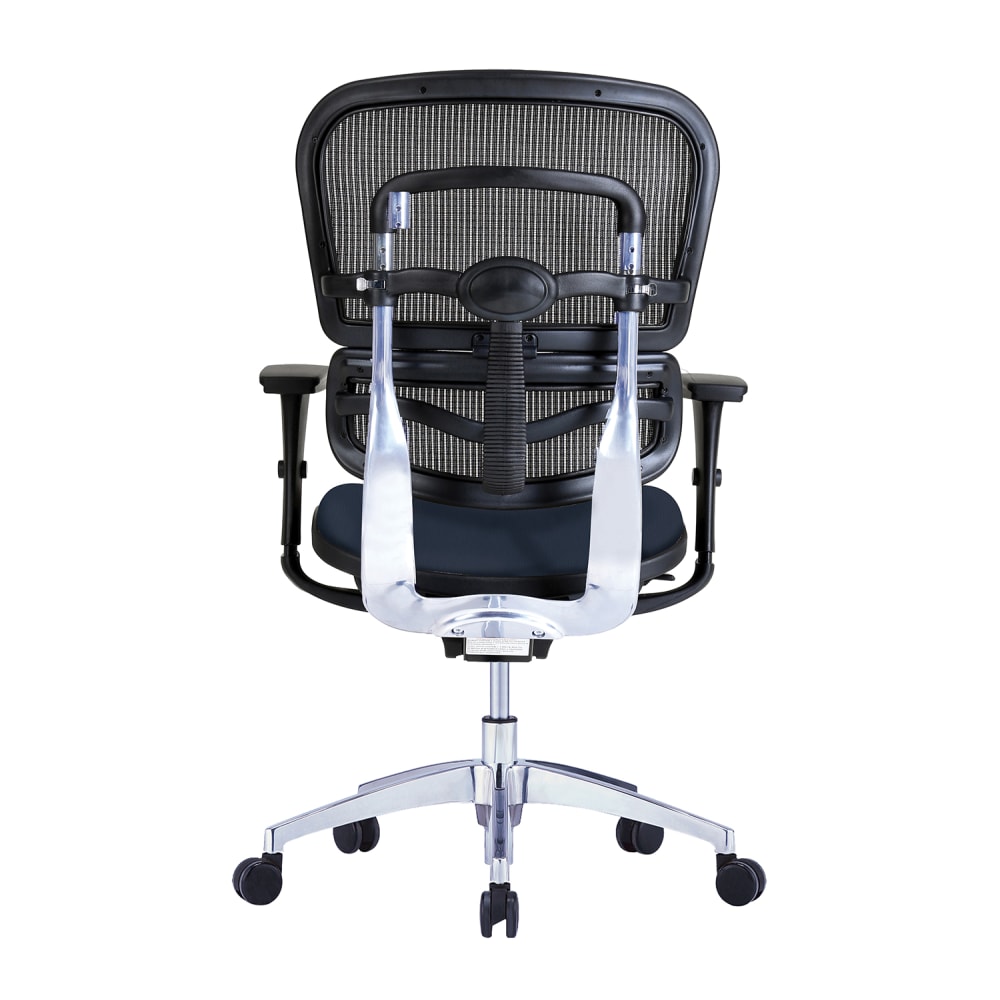 WorkPro 12000 Series Ergonomic MeshAntimicrobial Vinyl Mid Back Chair NavyBlack BIFMA Compliant PopularChairscom   