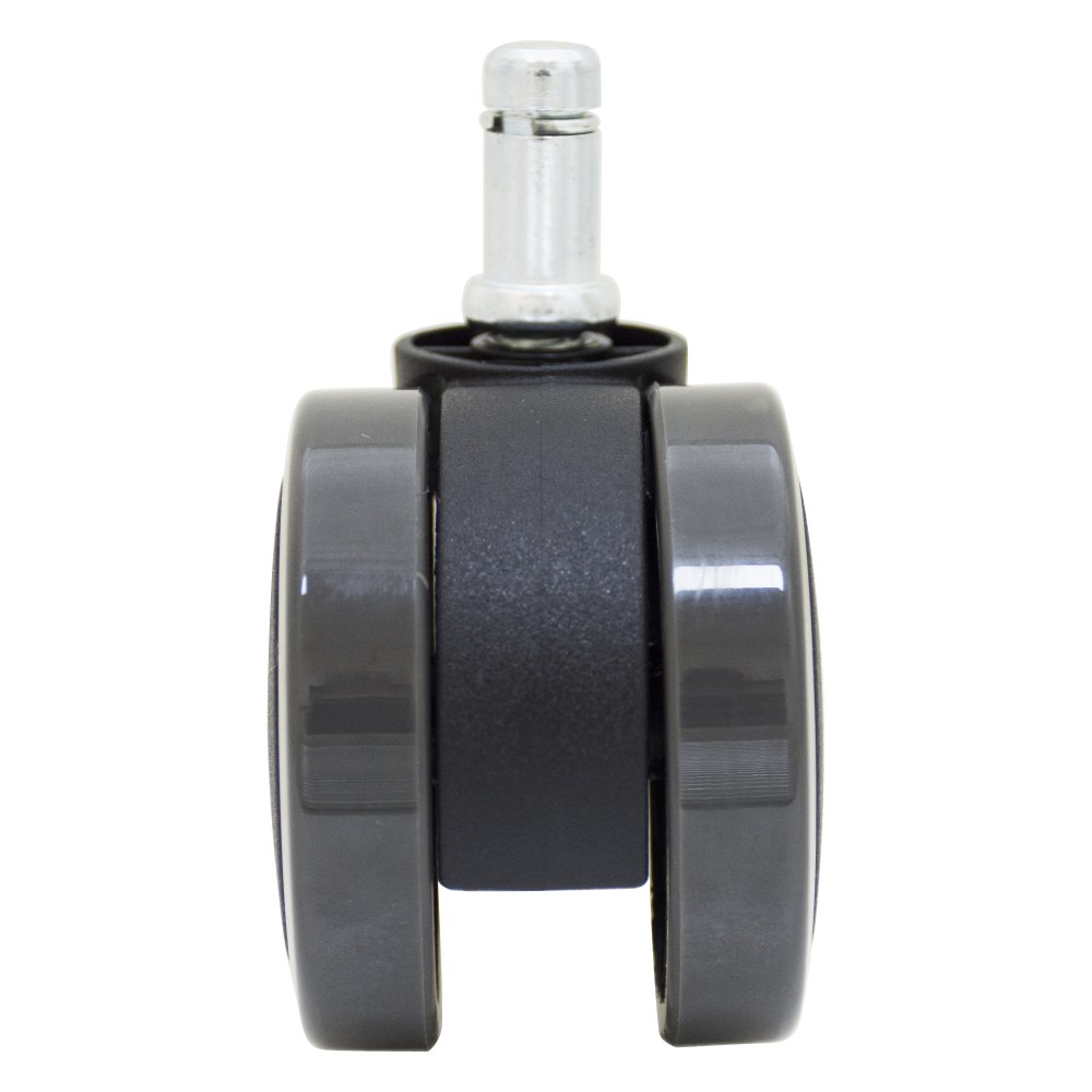 WorkPro 2 Tone Nylon Chair Casters For 40006000900012000 Models 2 716in BlackGray Pack Of 5 PopularChairscom   