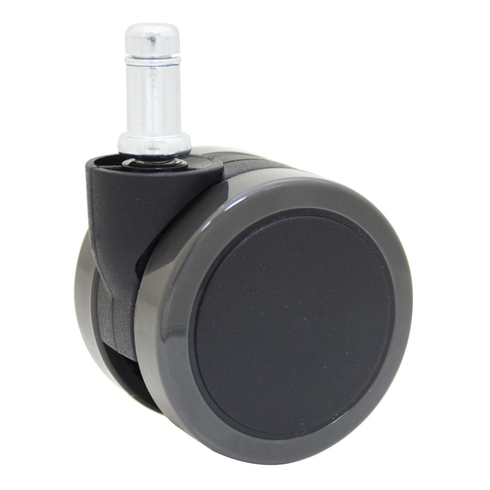 WorkPro 2 Tone Nylon Chair Casters For 40006000900012000 Models 2 716in BlackGray Pack Of 5 PopularChairscom   