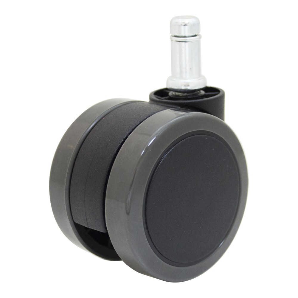 WorkPro 2 Tone Nylon Chair Casters For 40006000900012000 Models 2 716in BlackGray Pack Of 5 PopularChairscom   