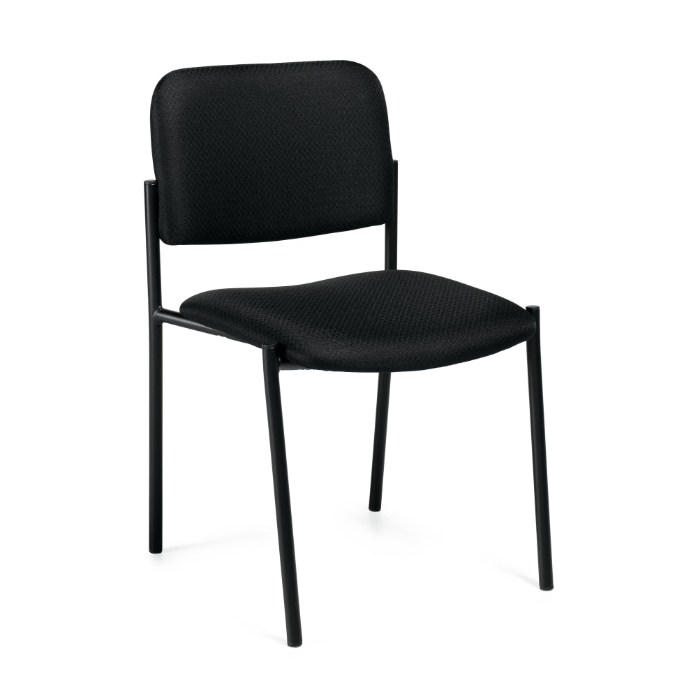 Offices To Go Stackable Chair 32inH x 22 12inW x 19 12inD Black PopularChairscom   