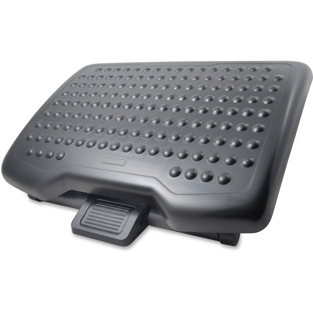 Lorell AdjustableHeight Footrest 4in to 650in Adjustable Height Black 1 Each PopularChairscom Lorell Adjustable Height Footrest 4in to 650in Adjustable Height Black 1 Each PopularChairscom