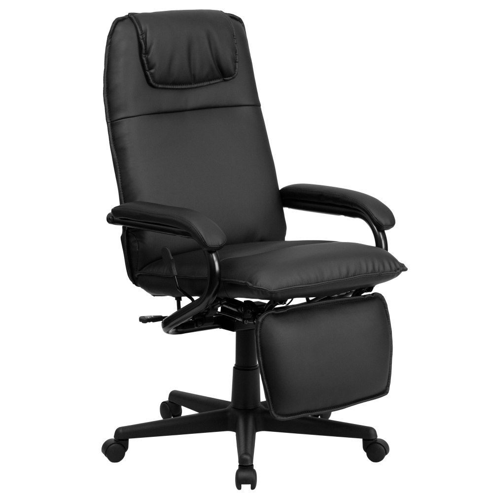 Flash Furniture Ergonomic LeatherSoft Faux Leather HighBack Reclining Swivel Chair Black PopularChairscom Flash Furniture Ergonomic LeatherSoft Faux Leather High Back Reclining Swivel Chair Black PopularChairscom