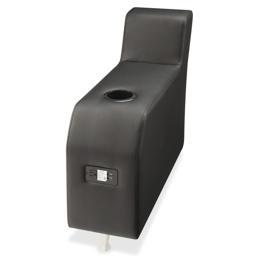 Lorell Fuze Modular Adder Arm For Armless Lounge Chairs Leather Black PopularChairscom Lorell Fuze Modular Adder Arm For Armless Lounge Chairs Leather Black PopularChairscom