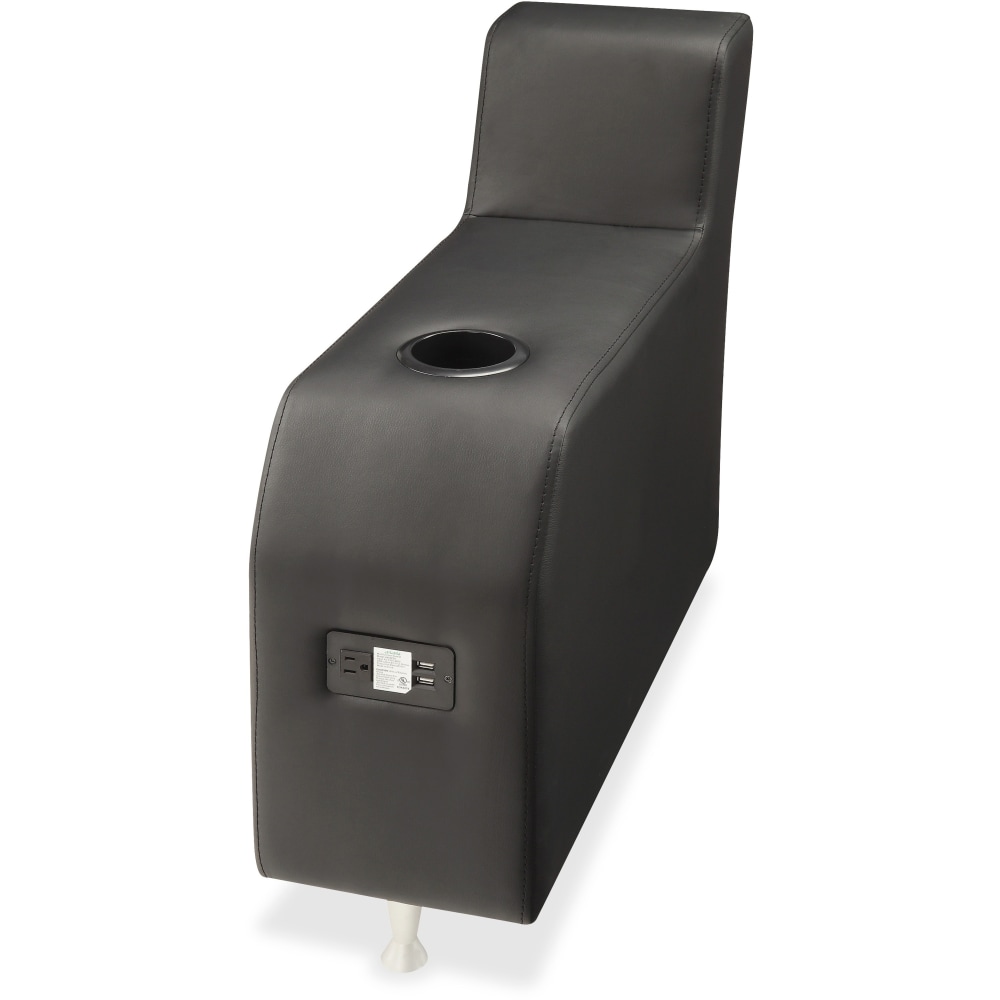 Lorell Fuze Modular Adder Arm For Armless Lounge Chairs Leather Black PopularChairscom Lorell Fuze Modular Adder Arm For Armless Lounge Chairs Leather Black PopularChairscom