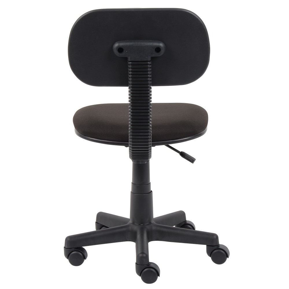 Boss Office Products Steno FabricPlastic LowBack Task Chair Black PopularChairscom Boss Office Products Steno FabricPlastic Low Back Task Chair Black PopularChairscom