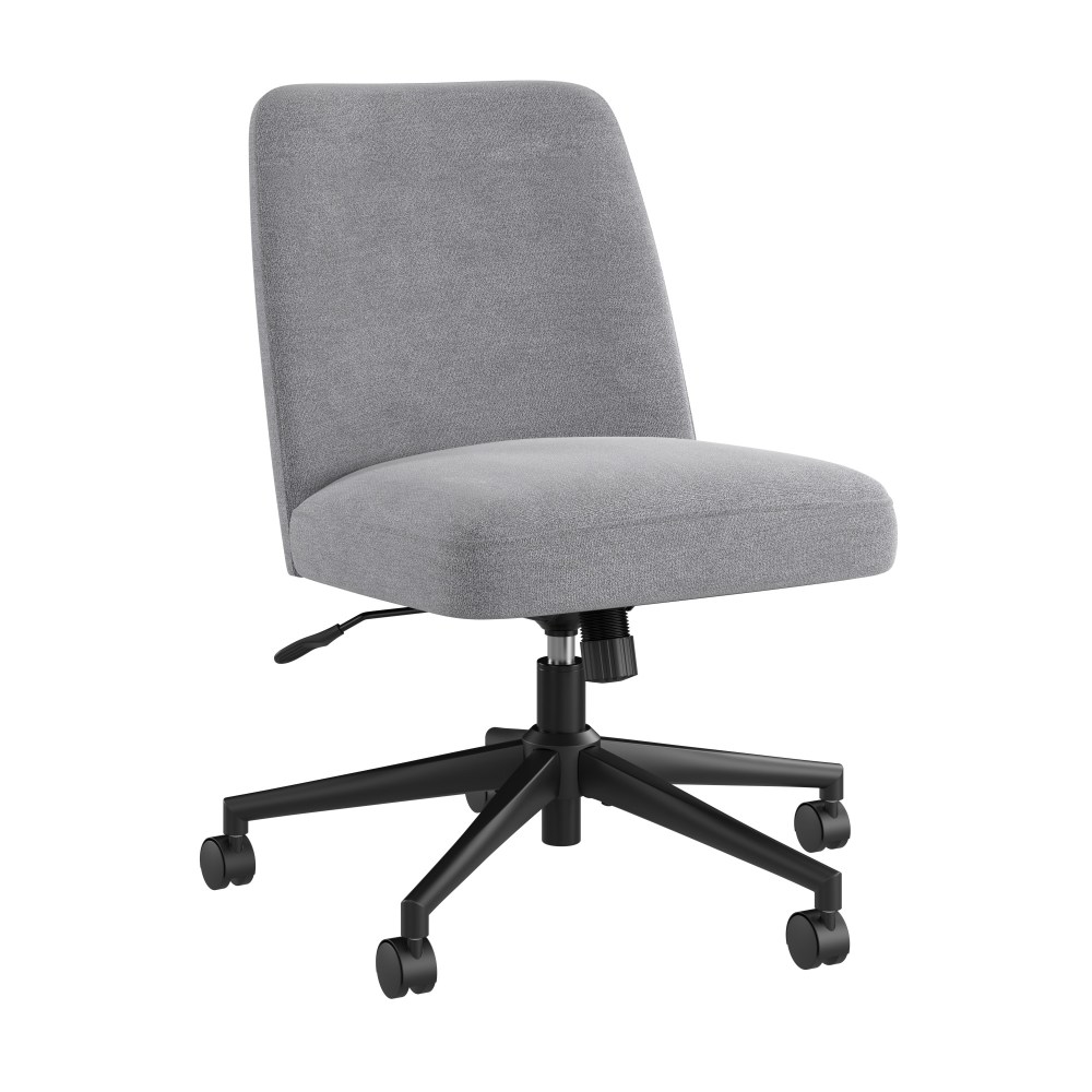 Bush Furniture Serenity Fabric Mid Back Armless Office Chair with Wheels Cool Gray Standard Delivery Service PopularChairscom Bush Furniture Serenity Fabric Mid Back Armless Office Chair with Wheels Cool Gray Standard Delivery Service PopularChairscom