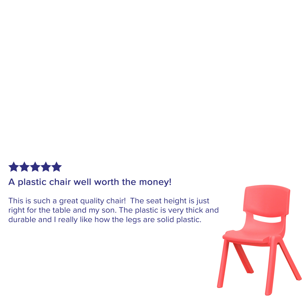 Flash Furniture Plastic Stackable School Chairs With 12ft Seat Height Red Set Of 4 Chairs PopularChairscom Flash Furniture Plastic Stackable School Chairs With 12ft Seat Height Red Set Of 4 Chairs PopularChairscom