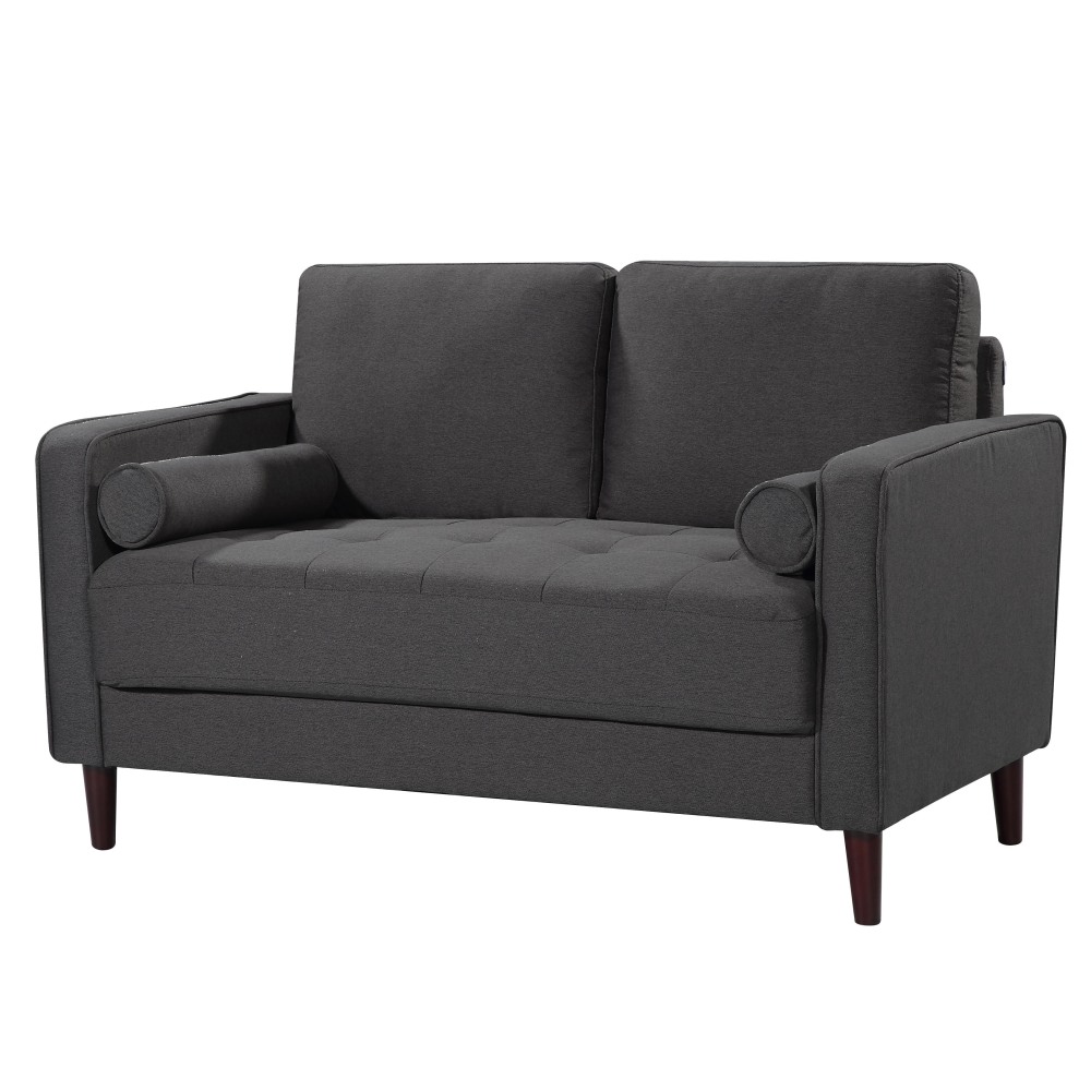 Lifestyle Solutions Lillian Loveseat Heather Gray PopularChairscom Lifestyle Solutions Lillian Loveseat Heather Gray PopularChairscom