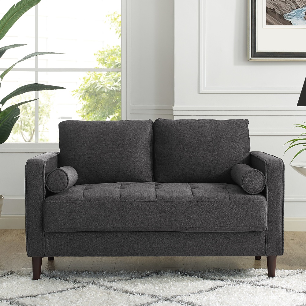 Lifestyle Solutions Lillian Loveseat Heather Gray PopularChairscom Lifestyle Solutions Lillian Loveseat Heather Gray PopularChairscom