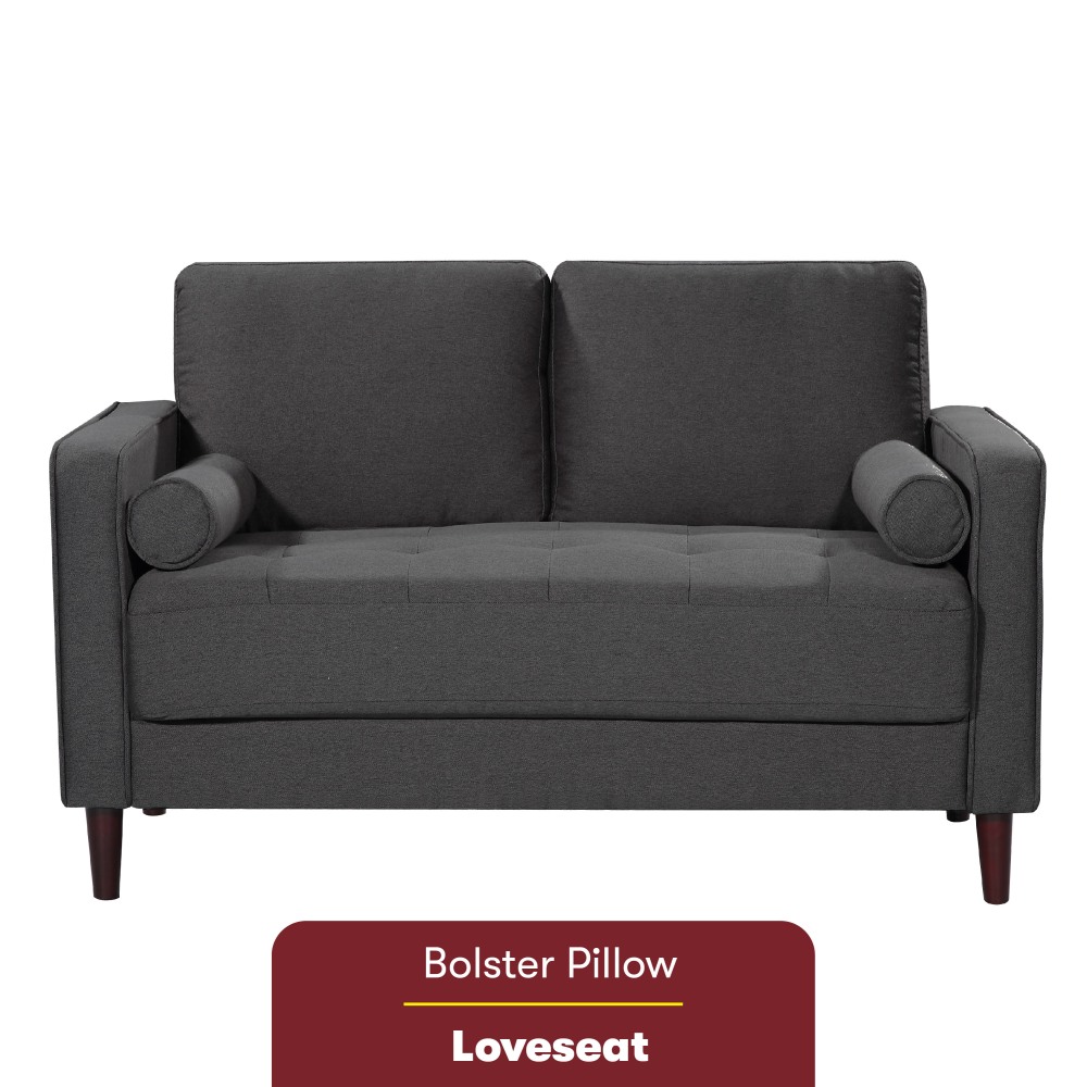 Lifestyle Solutions Lillian Loveseat Heather Gray PopularChairscom Lifestyle Solutions Lillian Loveseat Heather Gray PopularChairscom