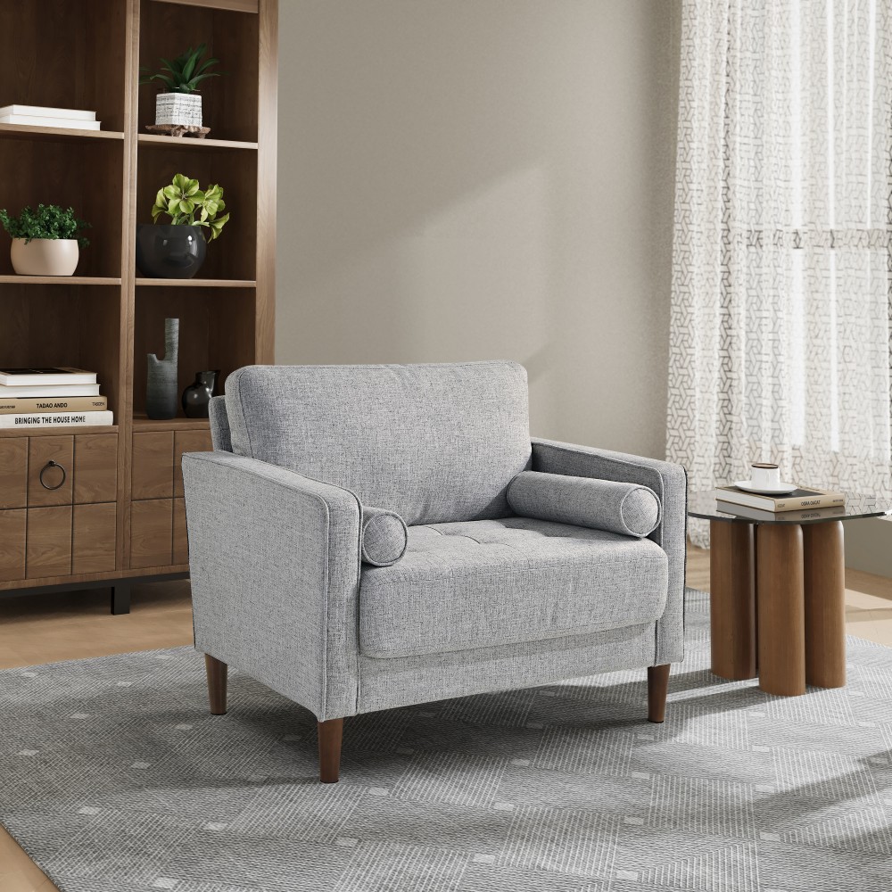 Lifestyle Solutions Lillian Chair Light GrayNatural PopularChairscom Lifestyle Solutions Lillian Chair Light GrayNatural PopularChairscom