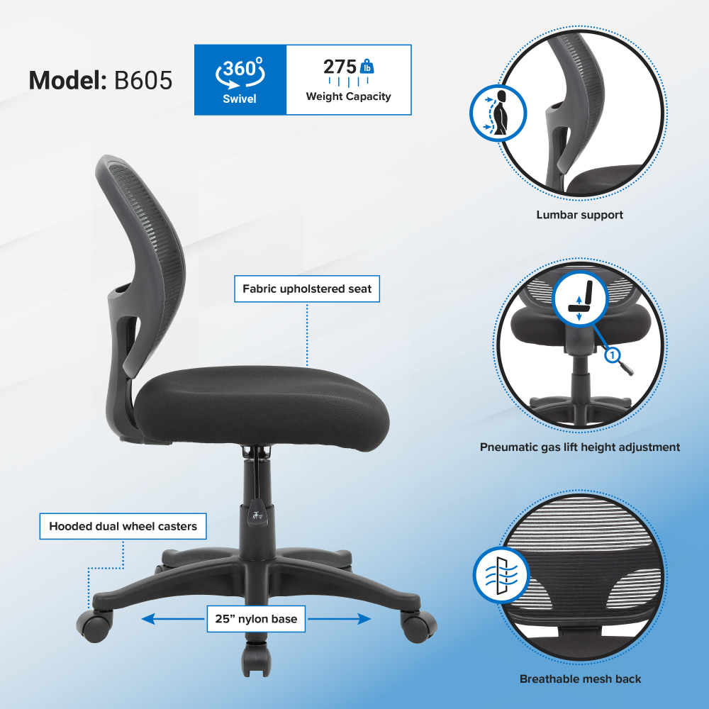 Boss Office Products Commercial Grade Ergonomic Mesh HighBack Task Chair Black PopularChairscom Boss Office Products Commercial Grade Ergonomic Mesh High Back Task Chair Black PopularChairscom
