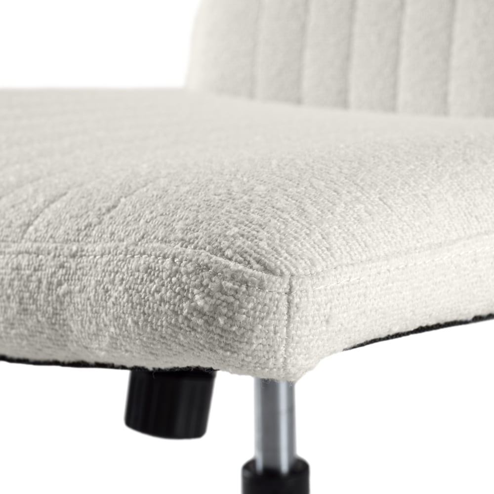 Bush Furniture Sutton Ergonomic Fabric Armless Mid Back Computer Chair Without Wheels Light Cream Fabric Standard Delivery PopularChairscom Bush Furniture Sutton Ergonomic Fabric Armless Mid Back Computer Chair Without Wheels Light Cream Fabric Standard Delivery PopularChairscom