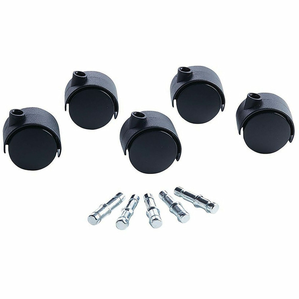 Master Caster Duet Casters 2in Diameter BK Stems Soft Wheels Black PopularChairscom   