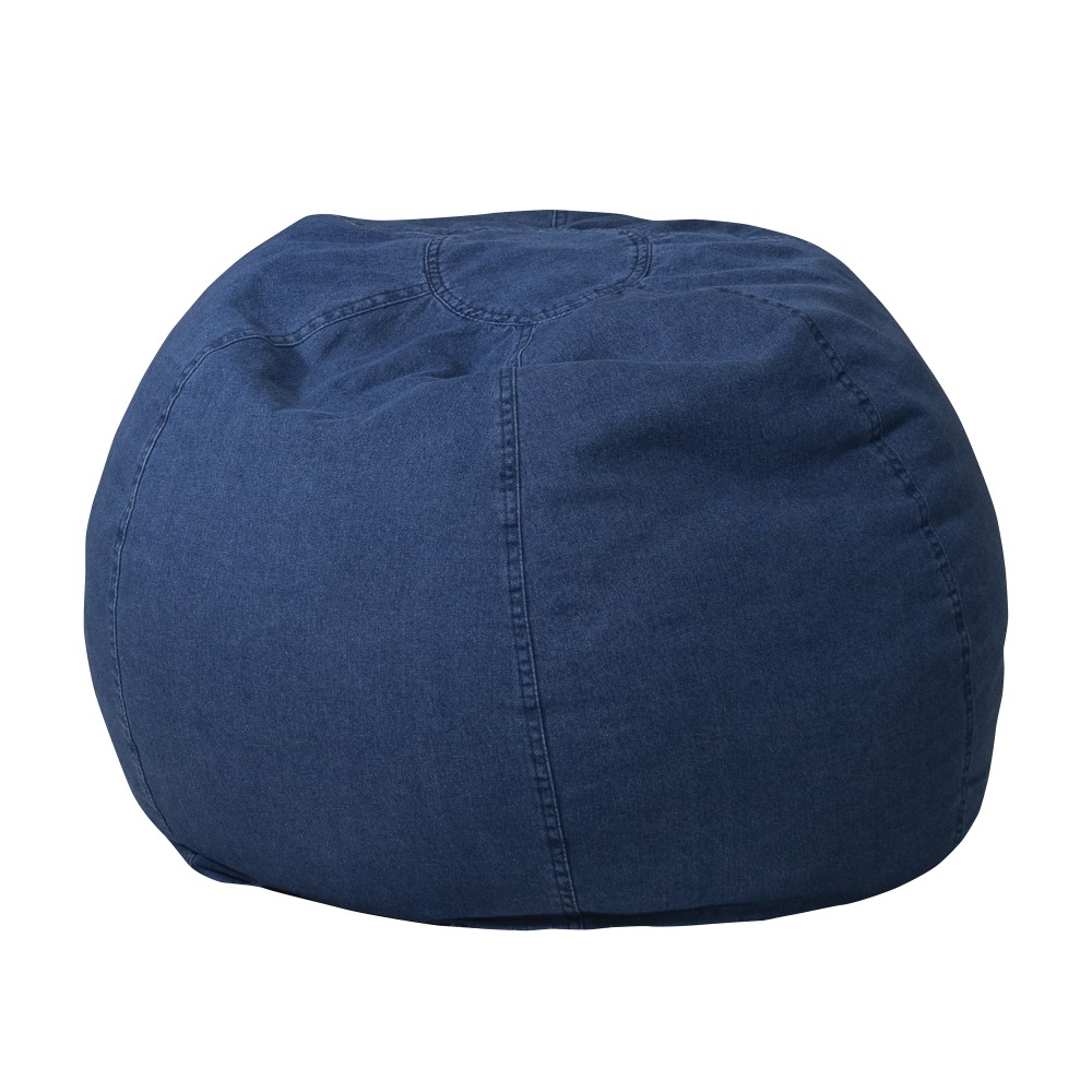 Flash Furniture Small Bean Bag Chair For Kids And Teens Denim PopularChairscom Flash Furniture Small Bean Bag Chair For Kids And Teens Denim PopularChairscom
