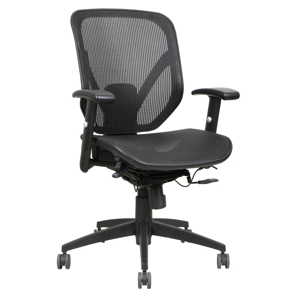 Lorell Executive Mesh MidBack Chair Black PopularChairscom Lorell Executive Mesh Mid Back Chair Black PopularChairscom