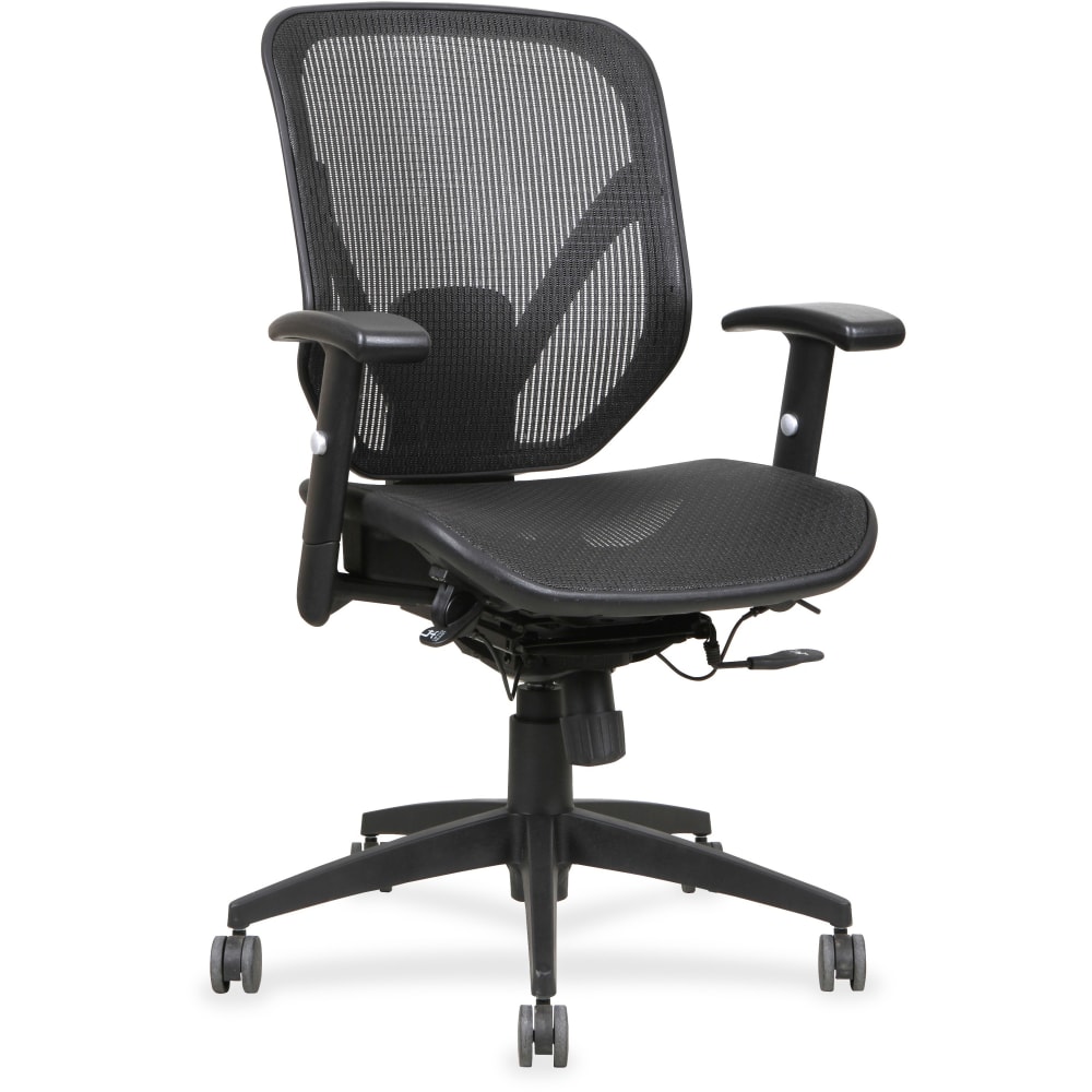 Lorell Executive Mesh MidBack Chair Black PopularChairscom Lorell Executive Mesh Mid Back Chair Black PopularChairscom