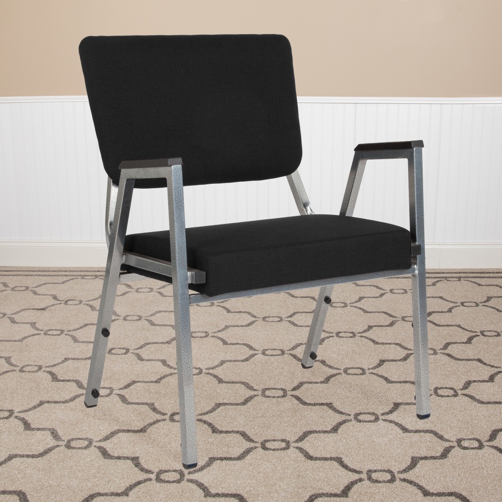 Flash Furniture HERCULES Bariatric Medical Reception Arm Chair With Antimicrobial Protection BlackSilvervein PopularChairscom Flash Furniture HERCULES Bariatric Medical Reception Arm Chair With Antimicrobial Protection BlackSilvervein PopularChairscom