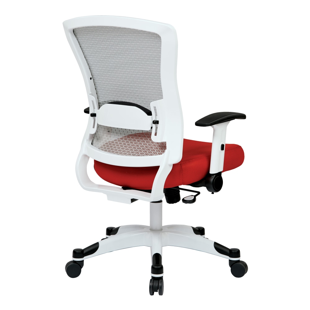Office Star Space Seating Mesh MidBack Chair RedWhite PopularChairscom Office Star Space Seating Mesh Mid Back Chair RedWhite PopularChairscom
