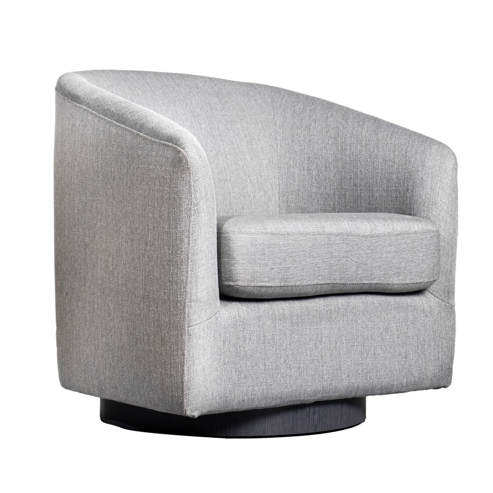 Flash Furniture Landon Club Style Commercial Barrel Accent Armchair with 360 Degree Swivel Metal Base and Sloped Armrests Light Gray PopularChairscom Flash Furniture Landon Club Style Commercial Barrel Accent Armchair with 360 Degree Swivel Metal Base and Sloped Armrests Light Gray PopularChairscom