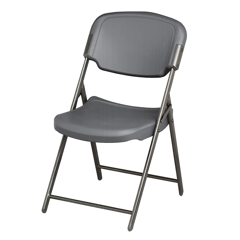 Iceberg Rough n Ready Folding Chair Charcoal PopularChairscom   