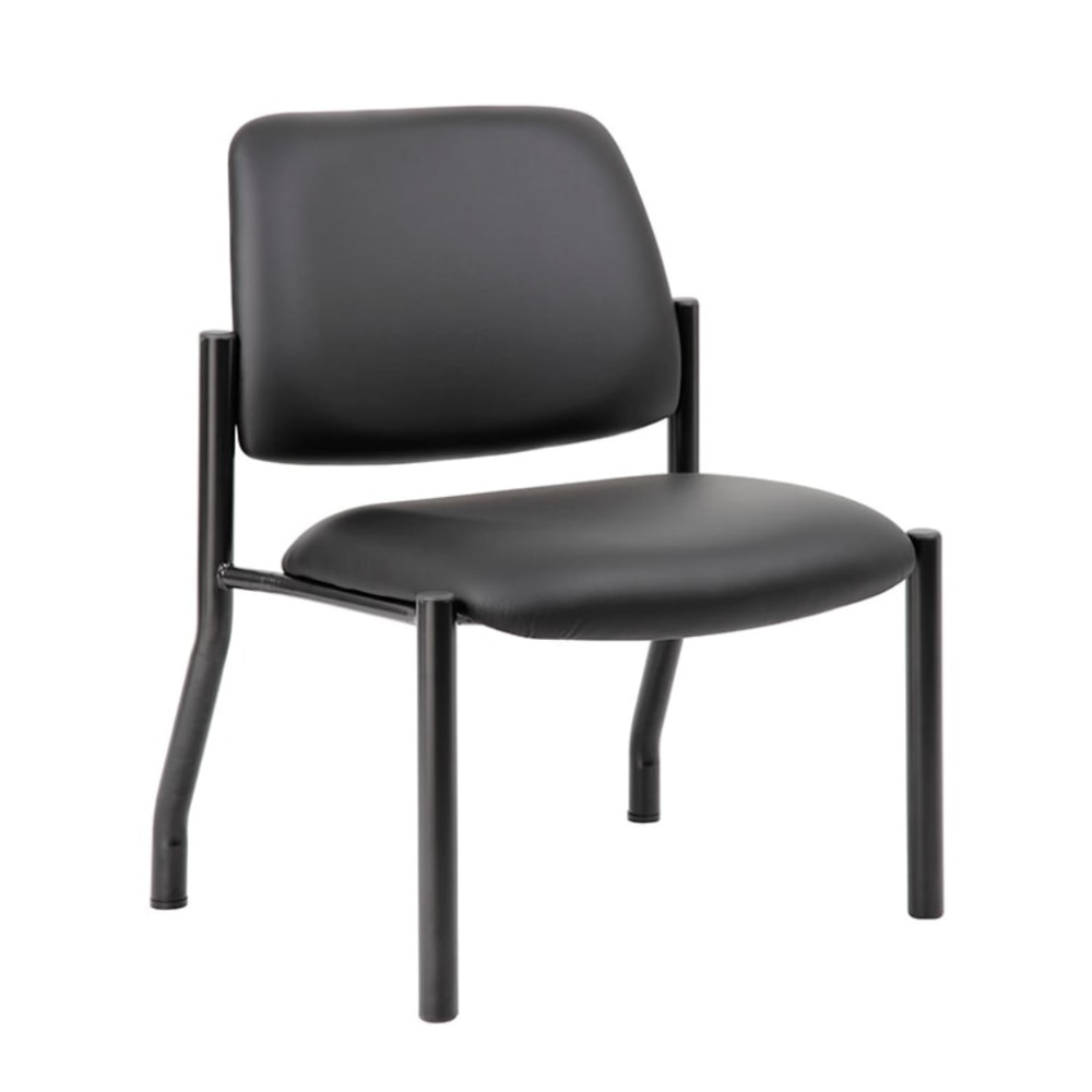 Boss Office Products MidBack Armless Guest Chair With Antimicrobial Vinyl Heavy Duty 400 lb Weight Capacity Black PopularChairscom Boss Office Products Mid Back Armless Guest Chair With Antimicrobial Vinyl Heavy Duty 400 lb Weight Capacity Black PopularChairscom