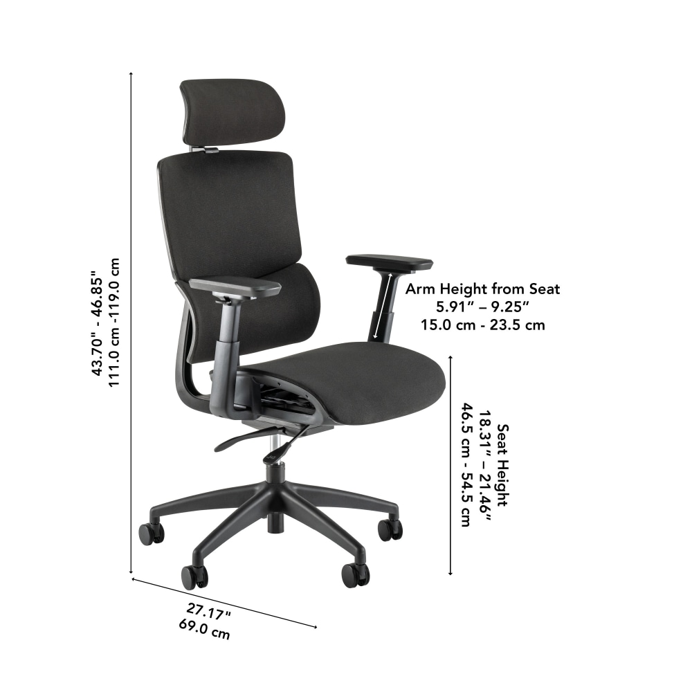 Bush Business Furniture Align Fabric High Back Ergonomic Office Chair with Lumbar Support Black Nylon Mesh Standard Deliver Service PopularChairscom Bush Business Furniture Align Fabric High Back Ergonomic Office Chair with Lumbar Support Black Nylon Mesh Standard Deliver Service PopularChairscom