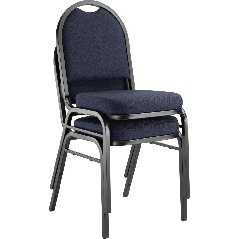 National Public Seating 9200 Series DomeBack Premium Fabric Upholstered Banquet Stack Chair Midnight Blue SeatBlack Sandtex Frame Set Of 2 PopularChairscom National Public Seating 9200 Series Dome Back Premium Fabric Upholstered Banquet Stack Chair Midnight Blue SeatBlack Sandtex Frame Set Of 2 PopularChairscom