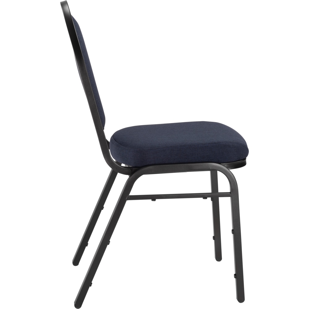 National Public Seating 9200 Series DomeBack Premium Fabric Upholstered Banquet Stack Chair Midnight Blue SeatBlack Sandtex Frame Set Of 2 PopularChairscom National Public Seating 9200 Series Dome Back Premium Fabric Upholstered Banquet Stack Chair Midnight Blue SeatBlack Sandtex Frame Set Of 2 PopularChairscom