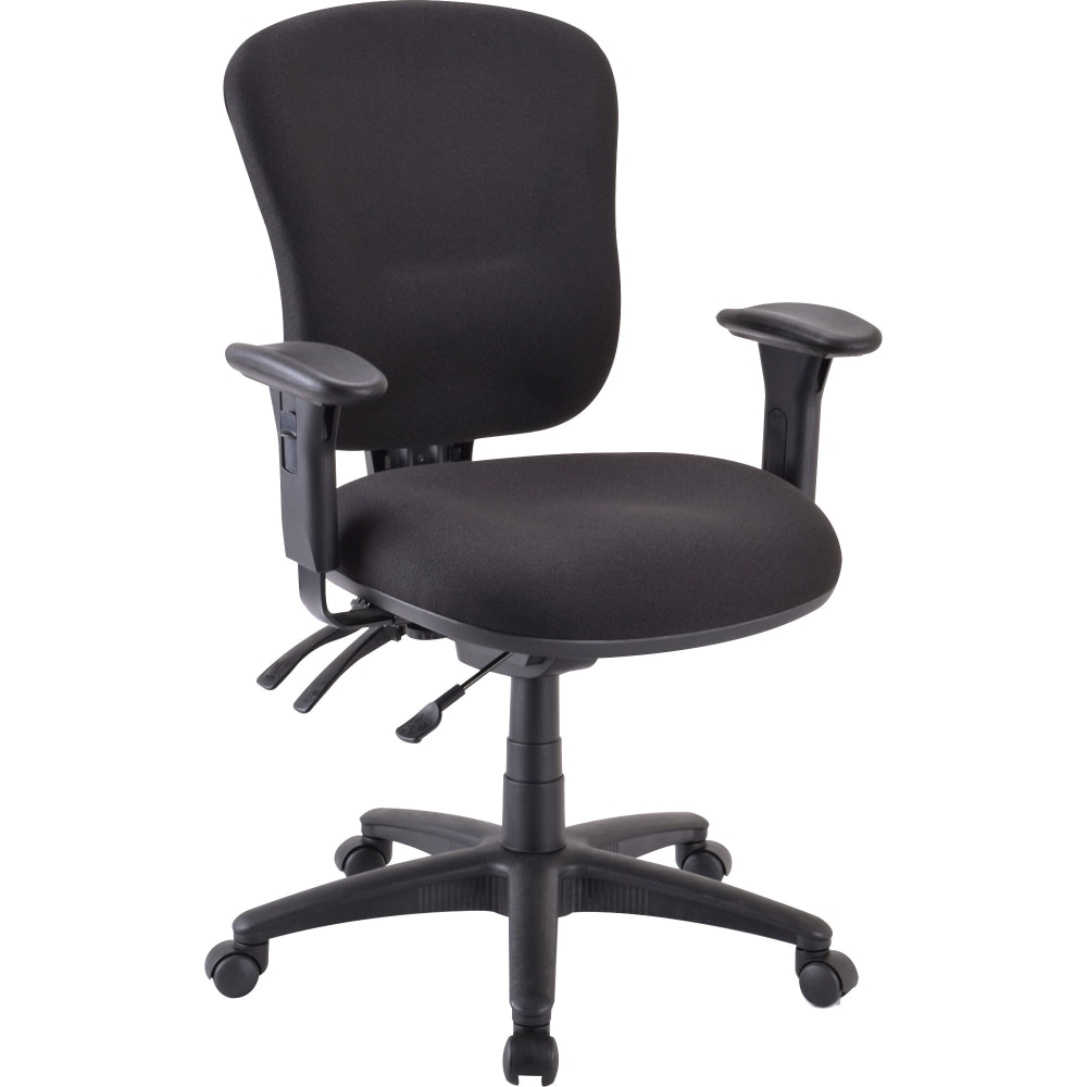 Lorell Accord Series MidBack Fabric Task Chair Black PopularChairscom Lorell Accord Series Mid Back Fabric Task Chair Black PopularChairscom