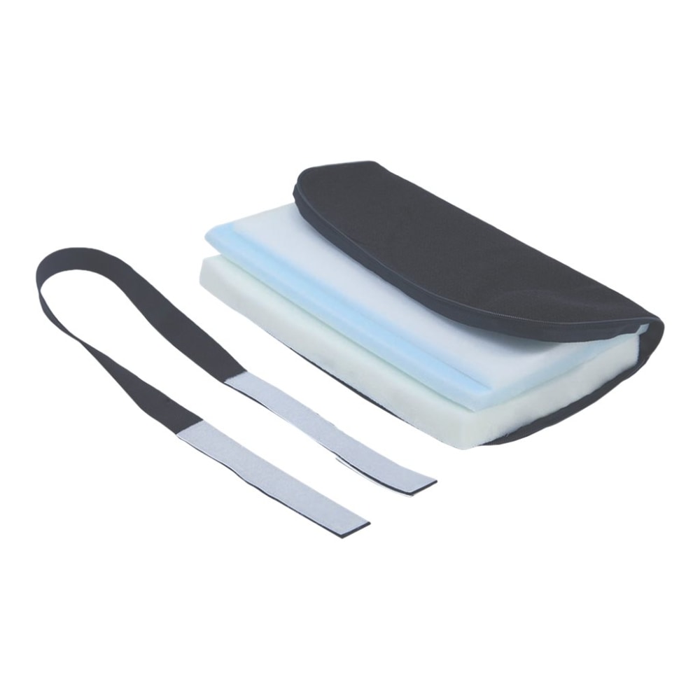 Master MemoryFoam Lumbar Support Cushion 7 12inH x 12 12inW x 2 12inD Black PopularChairscom Master Memory Foam Lumbar Support Cushion 7 12inH x 12 12inW x 2 12inD Black PopularChairscom