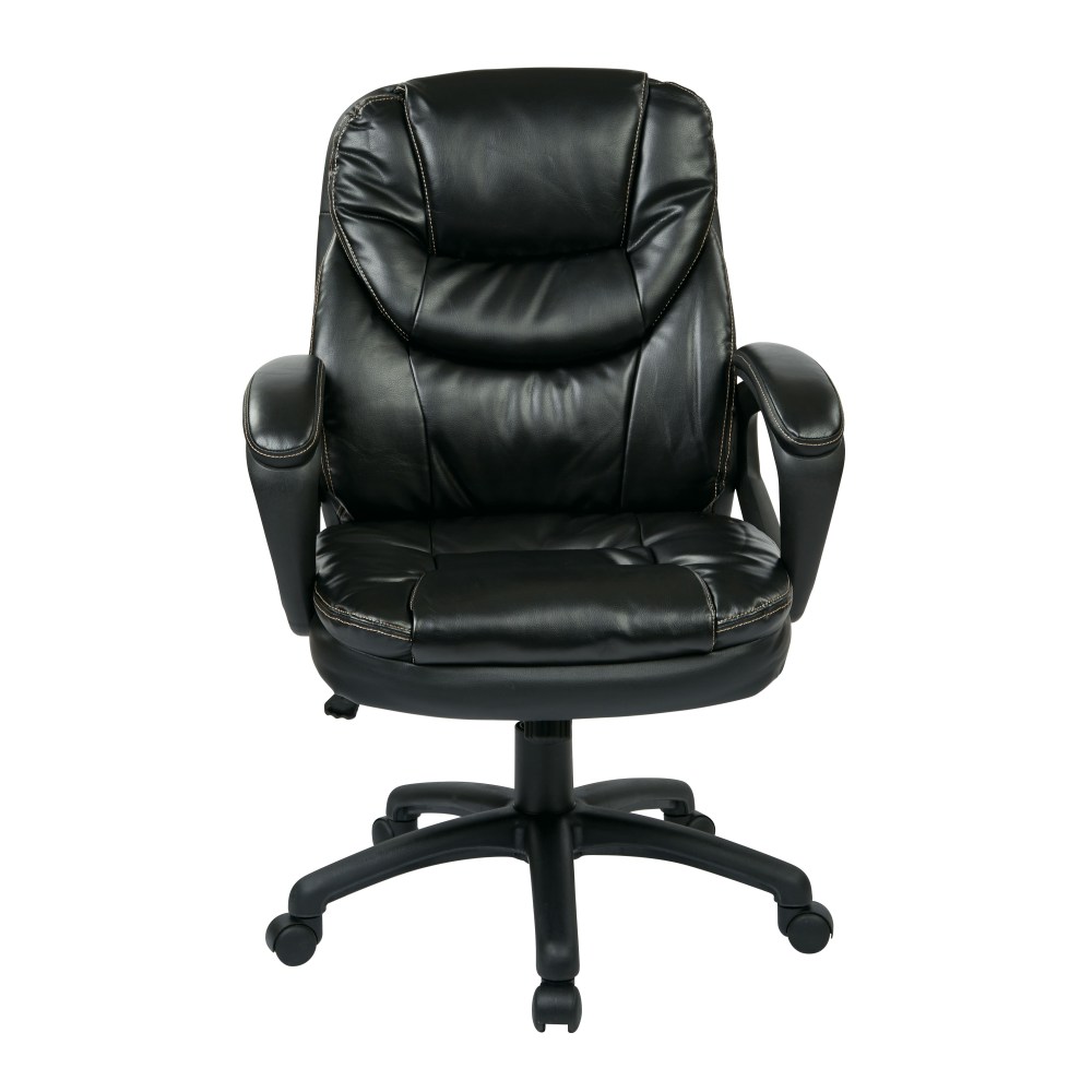 Office Star Work Smart High Back Chair Black PopularChairscom   