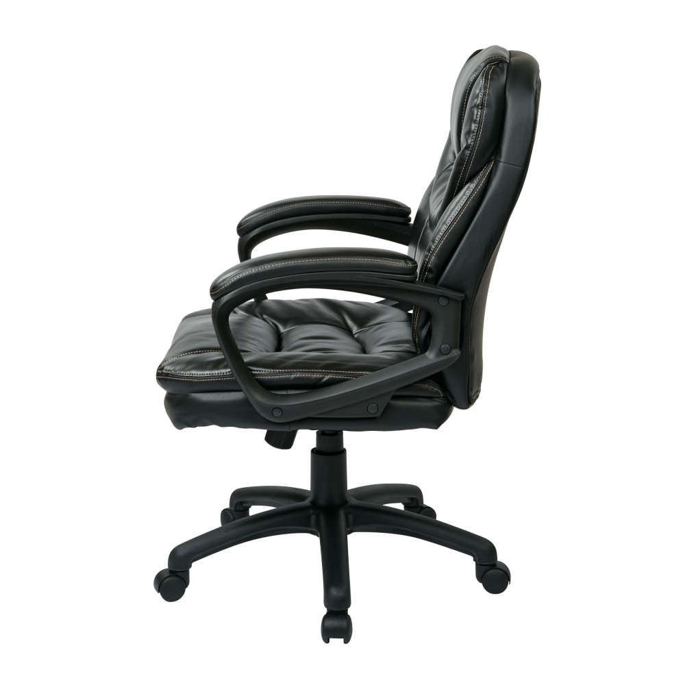 Office Star Work Smart High Back Chair Black PopularChairscom   