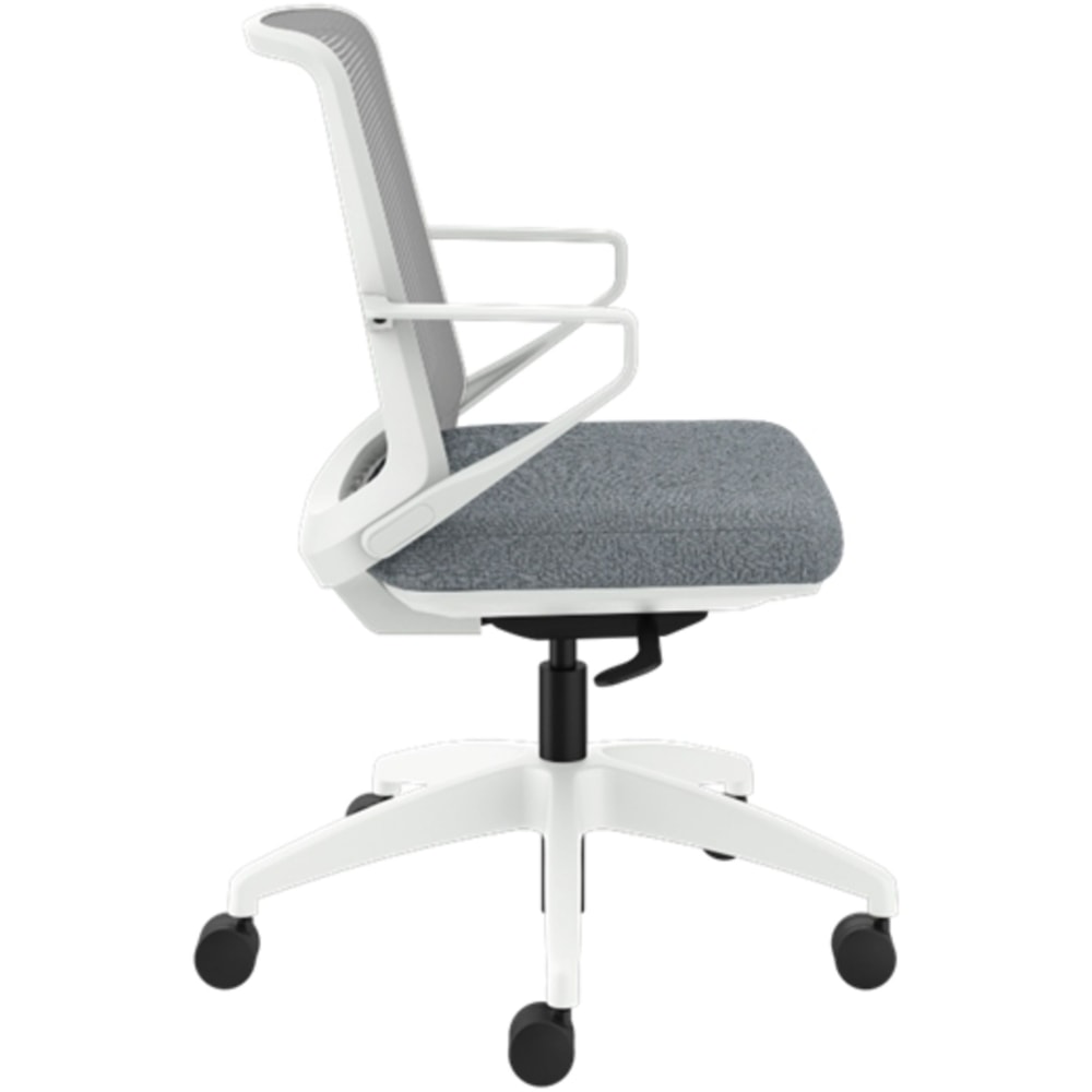 HON Cliq Ergonomic MidBack Light Task Chair BasaltDesigner White PopularChairscom HON Cliq Ergonomic Mid Back Light Task Chair BasaltDesigner White PopularChairscom