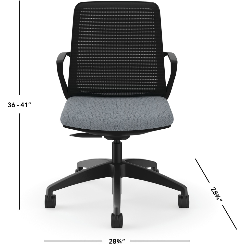 HON Cliq Ergonomic MidBack Light Task Chair BasaltBlack PopularChairscom HON Cliq Ergonomic Mid Back Light Task Chair BasaltBlack PopularChairscom