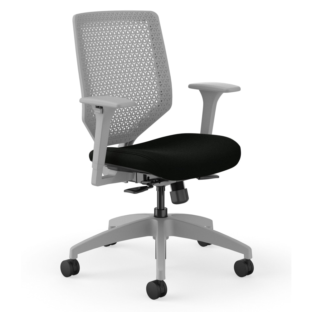 HON Solve ReActiv Ergonomic MidBack Task Chair BlackTitanium PopularChairscom HON Solve ReActiv Ergonomic Mid Back Task Chair BlackTitanium PopularChairscom