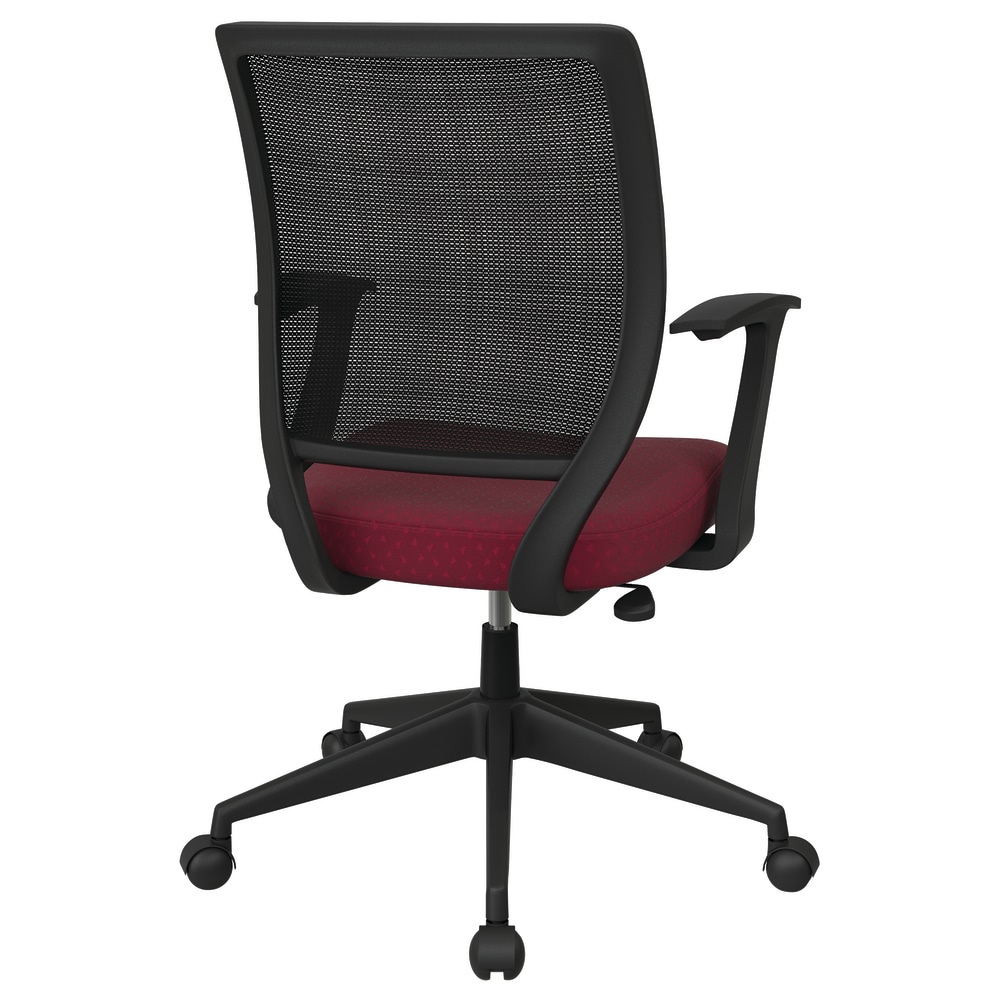Office Star Work Smart Mesh Task Chair CabernetBlack PopularChairscom   