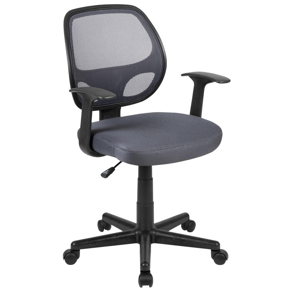 Flash Furniture Flash Fundamentals Mesh MidBack Task Chair Gray PopularChairscom Flash Furniture Flash Fundamentals Mesh Mid Back Task Chair Gray PopularChairscom