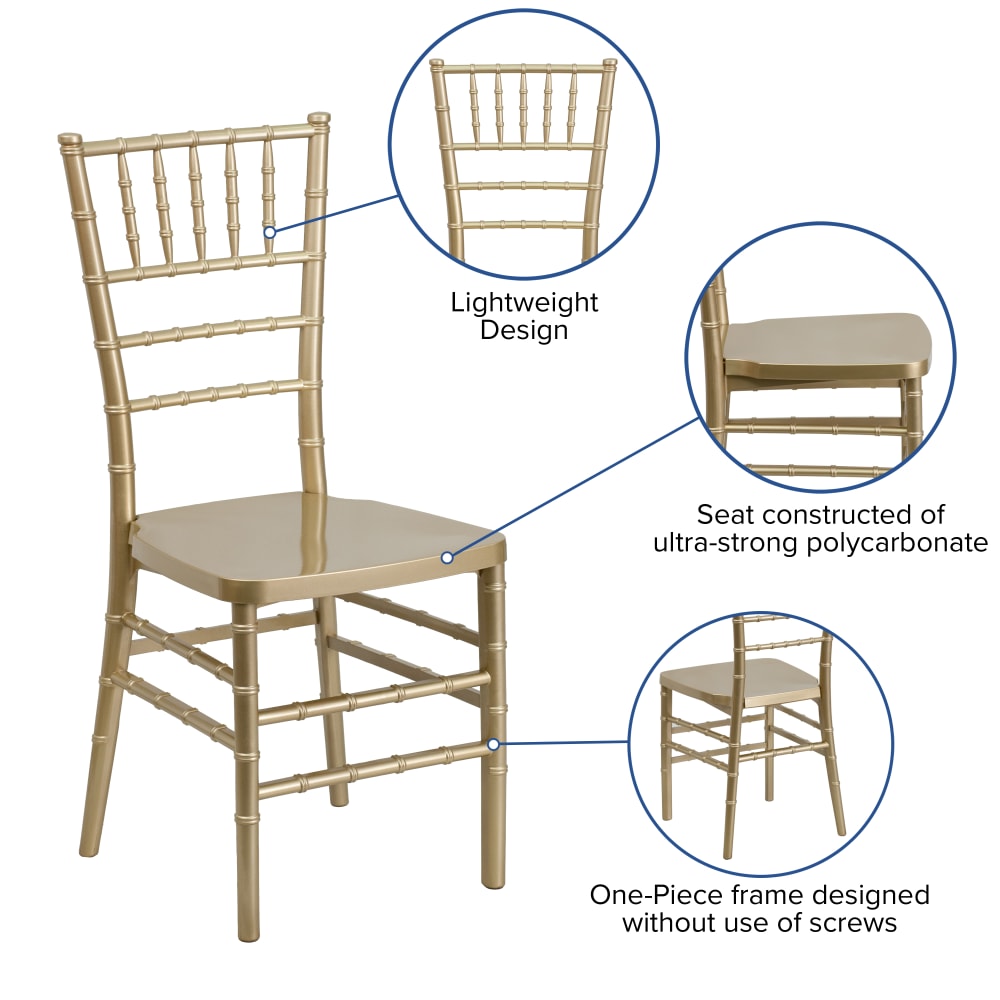 Flash Furniture HERCULES PREMIUM Series Stacking Chiavari Chair Gold PopularChairscom Flash Furniture HERCULES PREMIUM Series Stacking Chiavari Chair Gold PopularChairscom