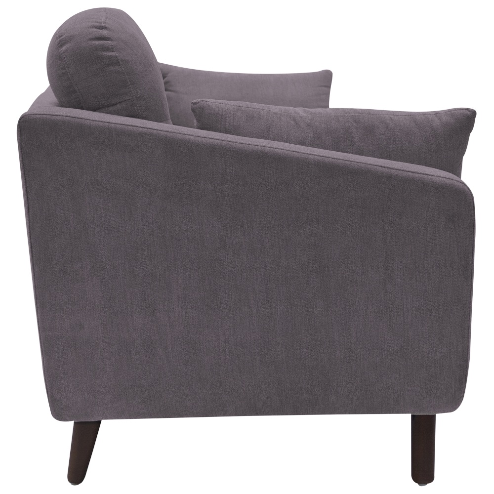Elle Decor Chloe MidCentury Modern Sofa Dark GrayChestnut PopularChairscom Elle Decor Chloe Mid Century Modern Sofa Dark GrayChestnut PopularChairscom